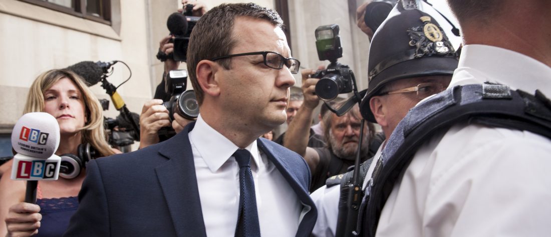 The former News of the World editor and Downing Street communications chief leaves the Old Bailey on June 24, 2014. Photo by Rob Stothard/Getty Images