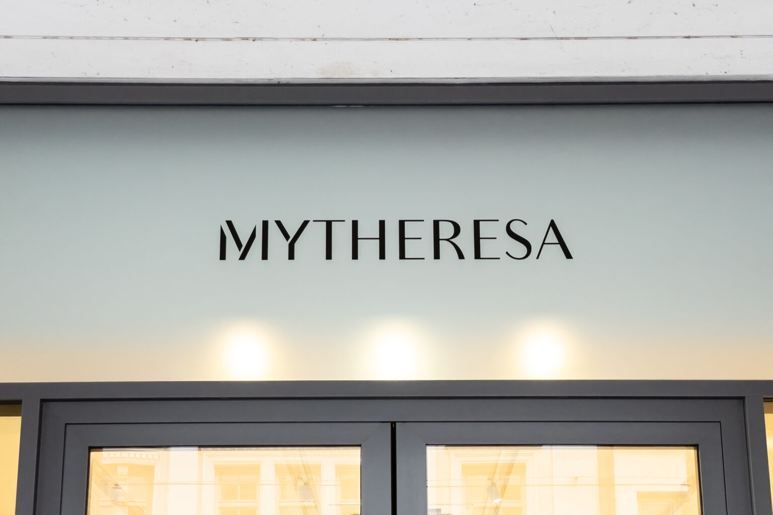 Munich,,Germany,-,February,20,,2021:,Mytheresa,Fashion,Store,Sign