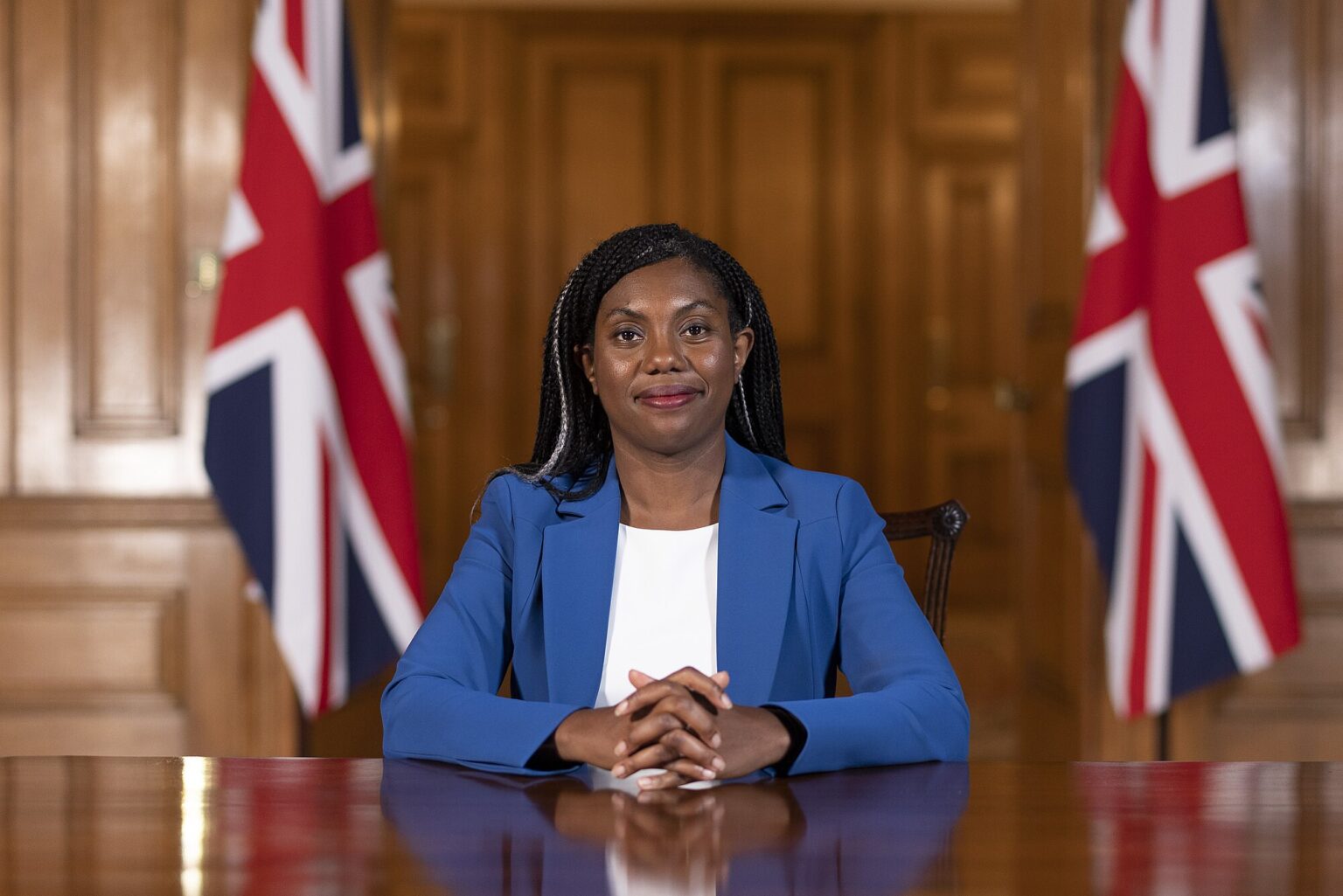 Kemi Badenoch, who says the Conservative Party is "not a home for failed MPs." 