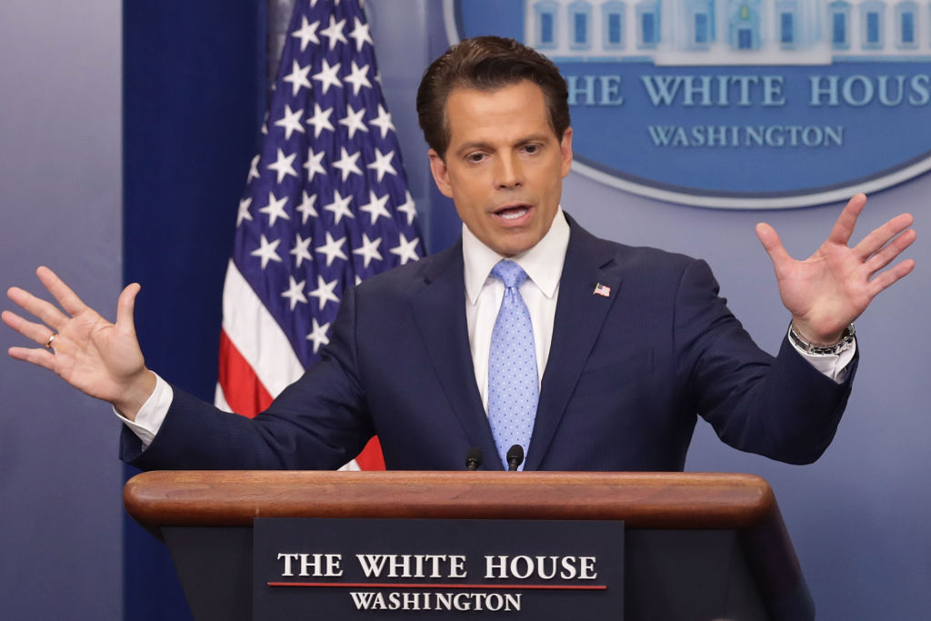 Scaramucci is set to undertake an autumn tour in the UK, debuting his new book  (Photo by Chip Somodevilla/Getty Images)