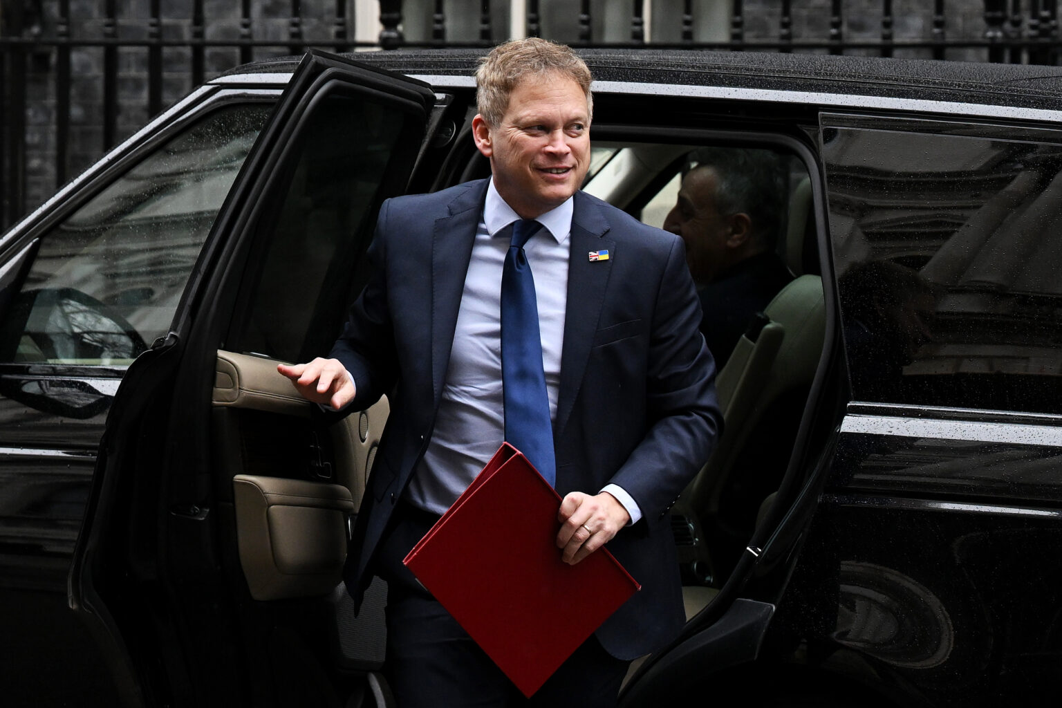 British Secretary of State for Energy Security and Net Zero Grant Shapps arrives for a cabinet meeting at Downing Street on March 28, 2023 . (Photo by Leon Neal/Getty Images)
